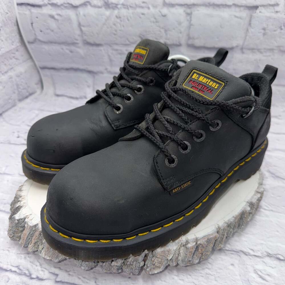 Dr Martens Industrial Steel Toe Shoes Men's Size 11 Safety Slip Resistant AW140
